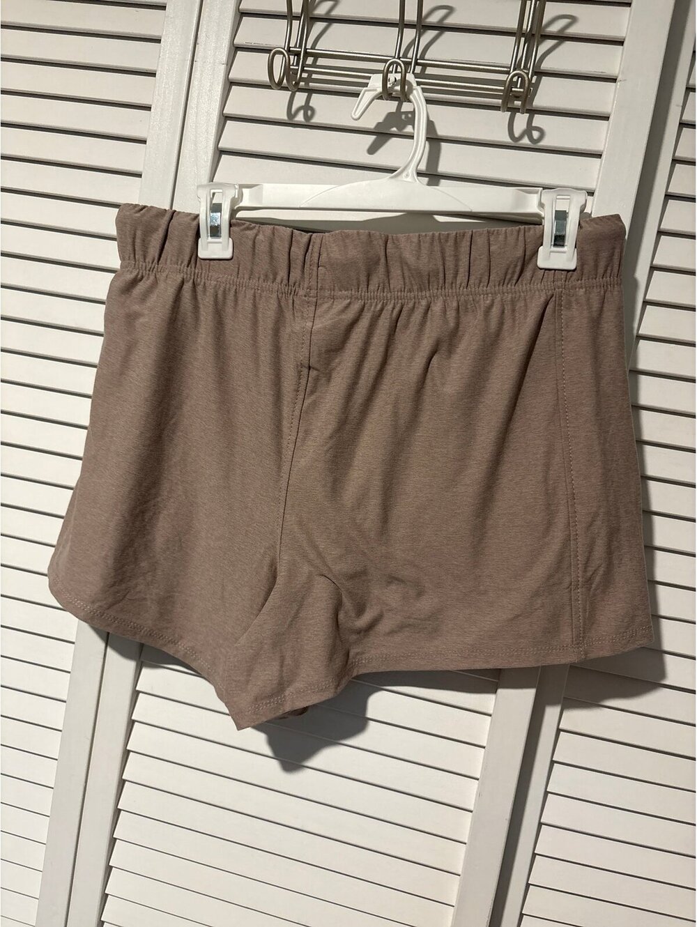 Athletic Works super soft short in cream heather with drawstring - Picture 4 of 4